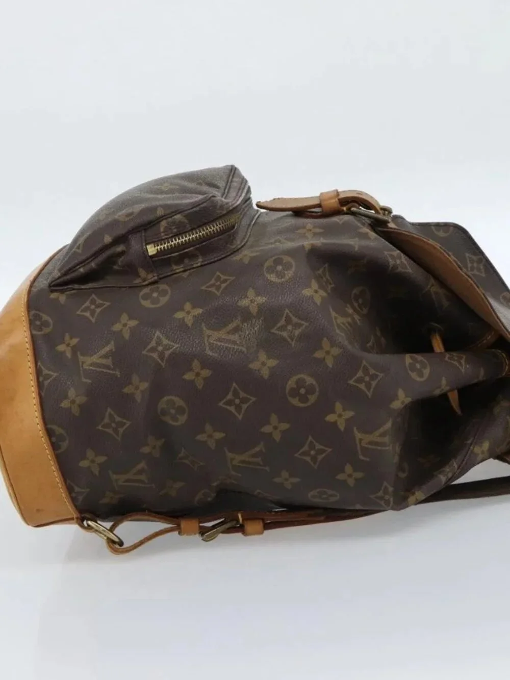 LOUIS VUITTON Monogram Montsouris GM Backpack M51135 LV Auth 183298